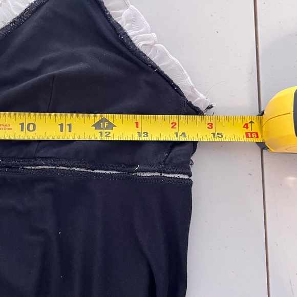 Victoria's Secret Dainty Ruffle Trim Y2K Sz M Babydoll Slip Mini Dress - Picture 7 of 10